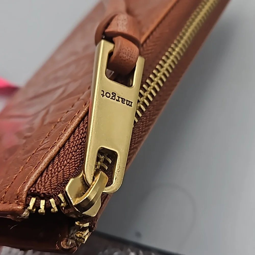 Margot New York Tooled Leather Wallet - Picture 4 of 11